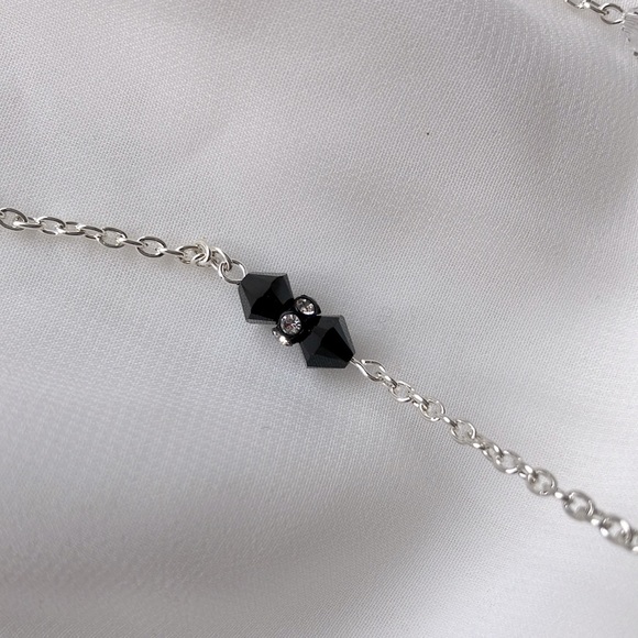 Extra Long Crystal Necklace - Picture 6 of 8